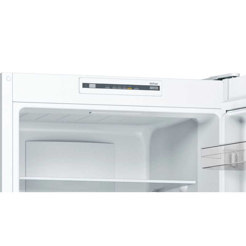 Réfrigérateurs combinés 279L Froid Ventilé BOSCH 60cm E, KGN 33 NW EB
