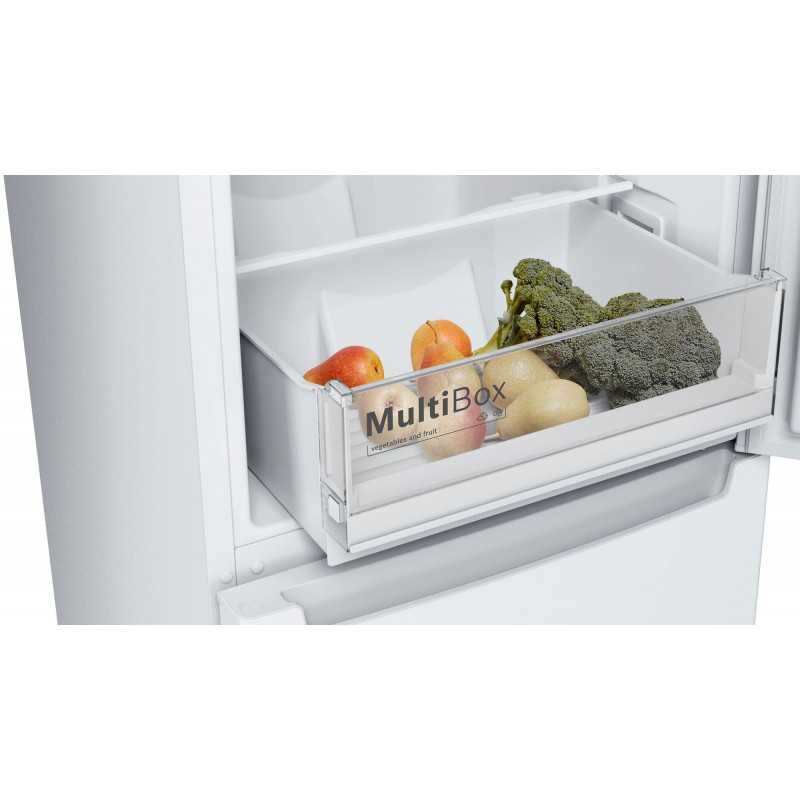 Réfrigérateurs combinés 279L Froid Ventilé BOSCH 60cm E, KGN 33 NW EB