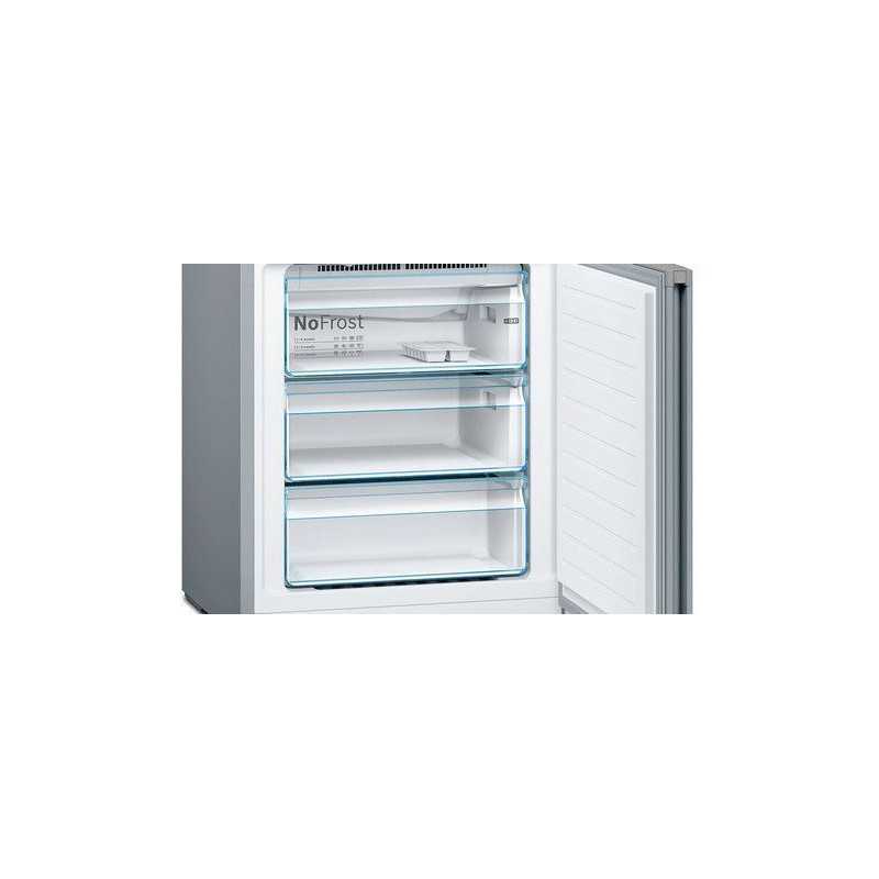 Réfrigérateurs combinés 435L Froid Ventilé BOSCH 70cm E, KGN 49 XLEA