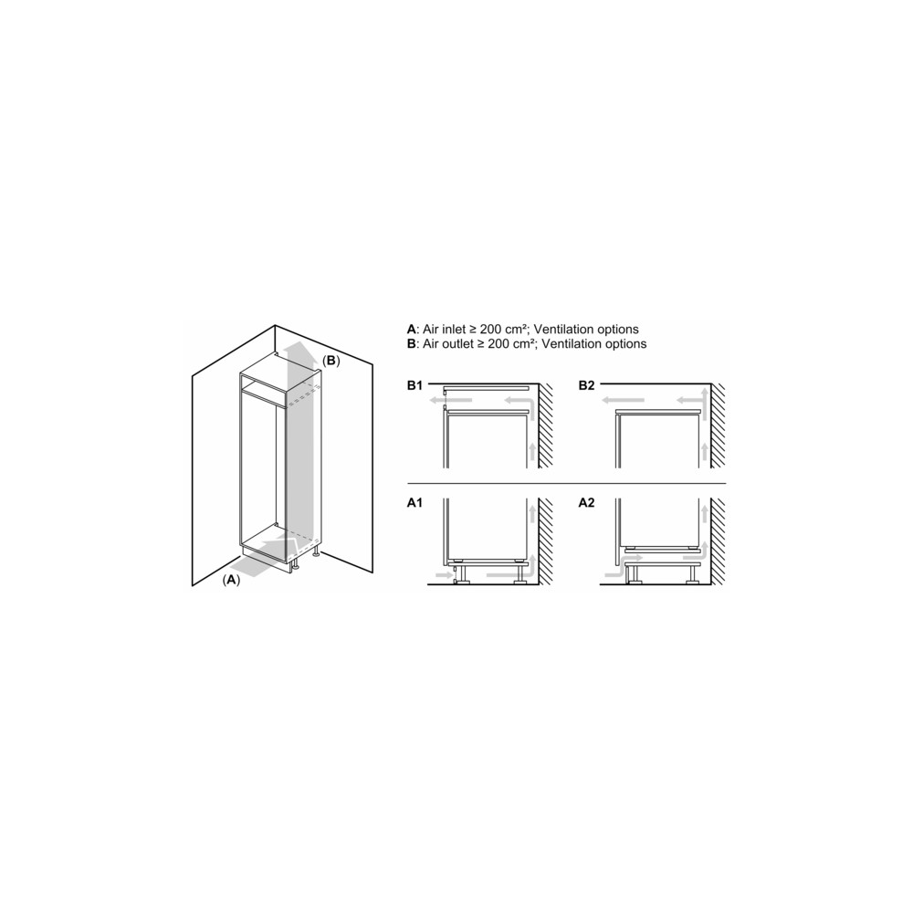 Réfrigérateur combiné intégré SIEMENS KI86VNSE0