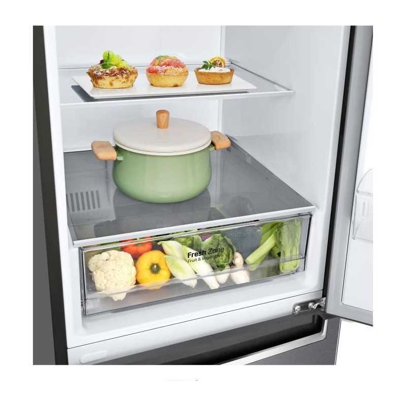 Réfrigérateur combiné 341L Froid Ventilé LG 60cm A++, LG8806098492800