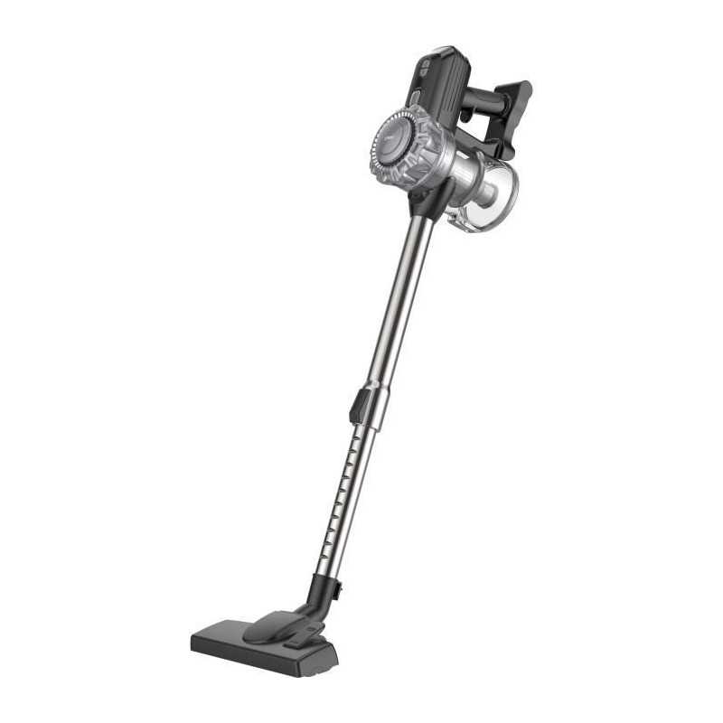 Aspirateur balai sans fil - LIVOO - DOH141 - 150 W - 10 KPa - 76 dB - Cyclonique - 2 vitesses - 0,55 L - Gris