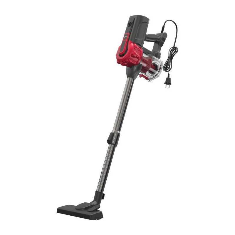 Aspirateur balai avec fil - LIVOO - DOH142 - 600 W - 12 kPa - 82 dB - Cyclonique - 0,55 L - Rouge