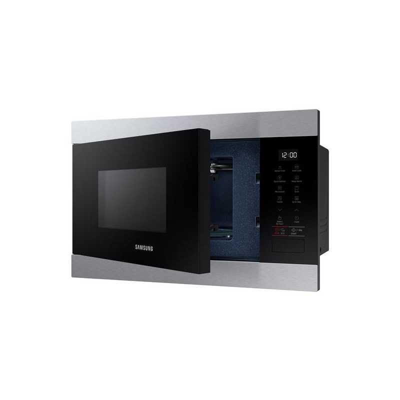 Micro-ondes Gril-Niche 38 cm-Capacité 22 L - Sensor cook - Inox SAMSUNG - MG22M8274AT