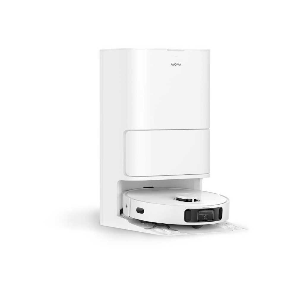 MOVA E40 ULTRA - Aspirateur Laveur a vidage Auto - 19 000 Pa - Technologie de Lavage MaxiReach - Brosse latérale Anti-noeuds