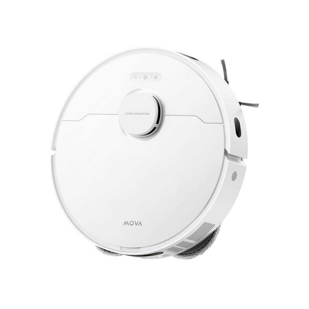 MOVA E40 ULTRA - Aspirateur Laveur a vidage Auto - 19 000 Pa - Technologie de Lavage MaxiReach - Brosse latérale Anti-noeuds