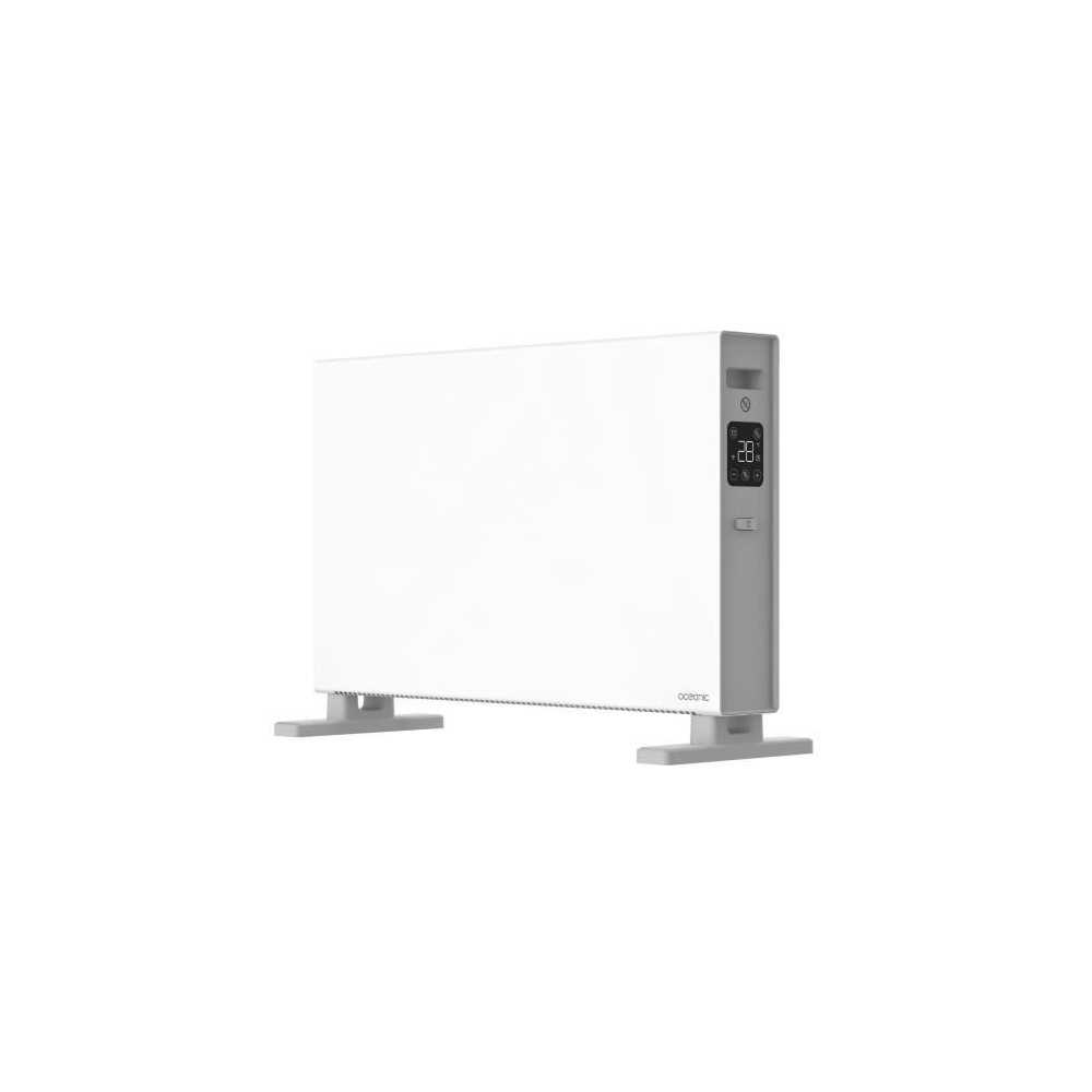 Radiateur convecteur électrique mobile - OCEANIC - 2000 W - 2 puissances - Blanc mat