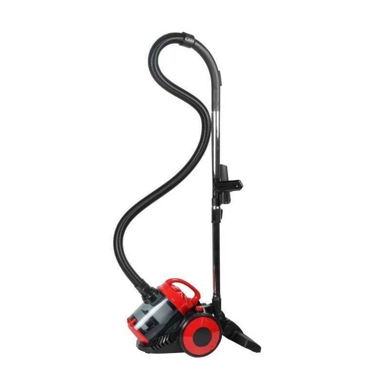 OCEANIC VC10RBAX2 Aspirateur traineau sans sac - 700W - 78 dB - A - Rouge