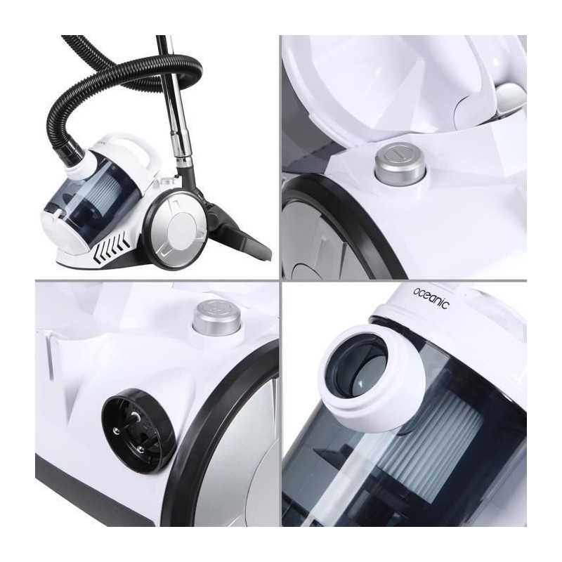 OCEANIC VC10WBAX2 Aspirateur traineau sans sac - 700W - 78 dB - A