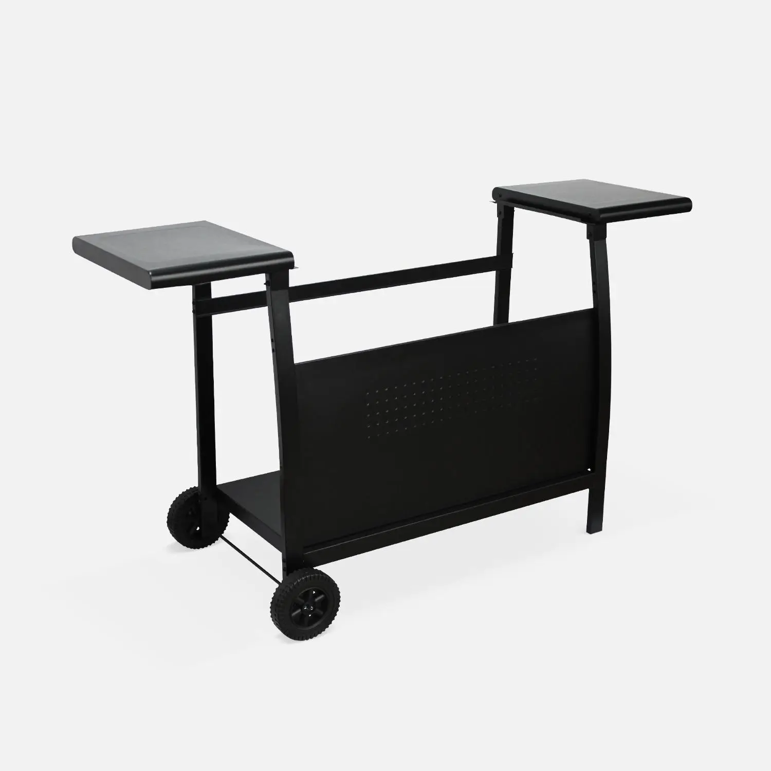 Plancha gaz 4 brûleurs inox 10kW avec chariot