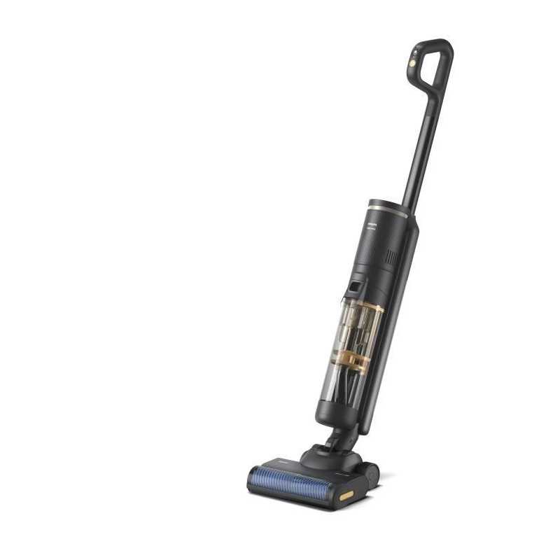 Aspirateur Balai Laveur sans fil - PHILIPS AquaTrio XW7264/11 - 21,6 V - 450 ml - 2500 trs/min