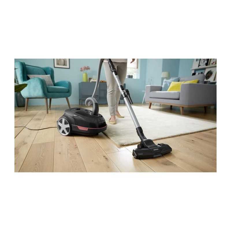 Aspirateur traineau avec sac - PHILIPS - XD5123/10 - 900 W - 4 L - Noir