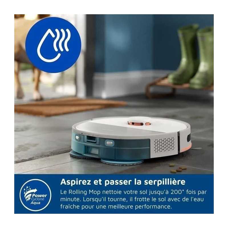 Aspirateur Robot Laveur - PHILIPS XU5100/20 - 10000 Pa - Auto-vidange - Navigation Laser
