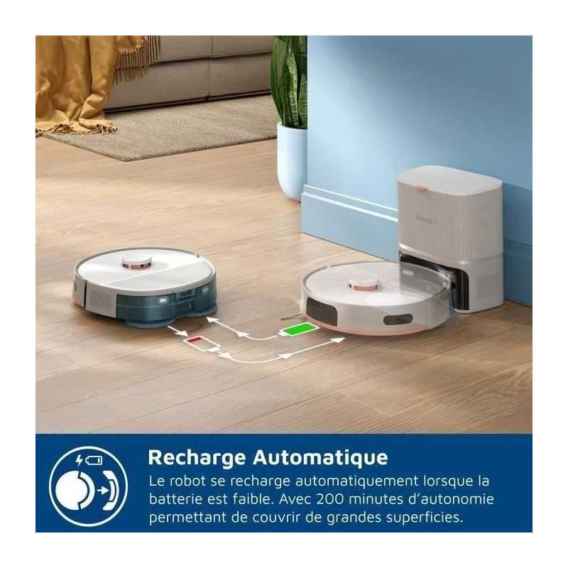 Aspirateur Robot Laveur - PHILIPS XU5100/20 - 10000 Pa - Auto-vidange - Navigation Laser