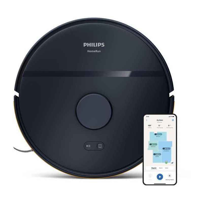 Aspirateur Robot Laveur - PHILIPS XU2000/15 - Puissance 6000 Pa - Navigation Laser