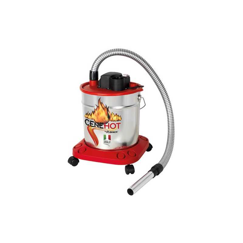 ASPIRATEUR A CENDRES CHAUDES 18L 950W RIBITECH - PRCEN008