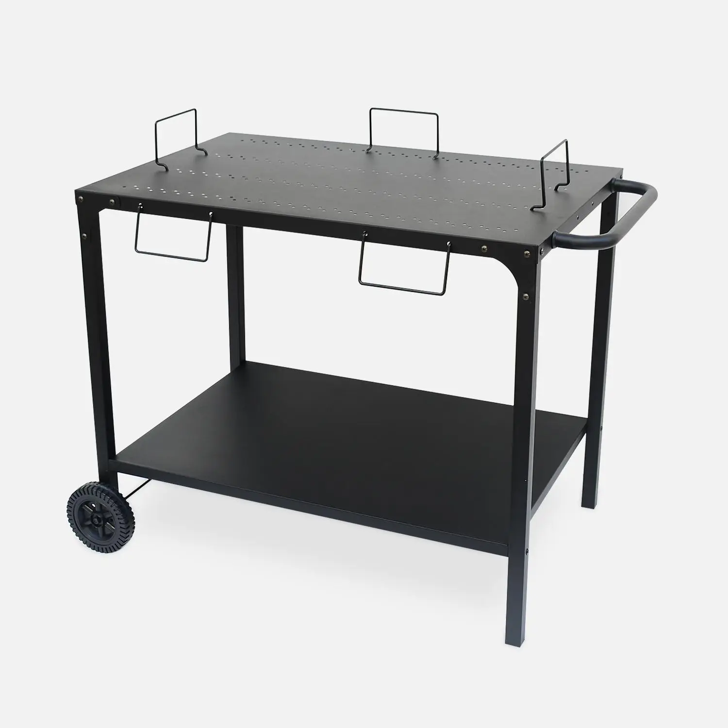 Desserte plancha modulable acier