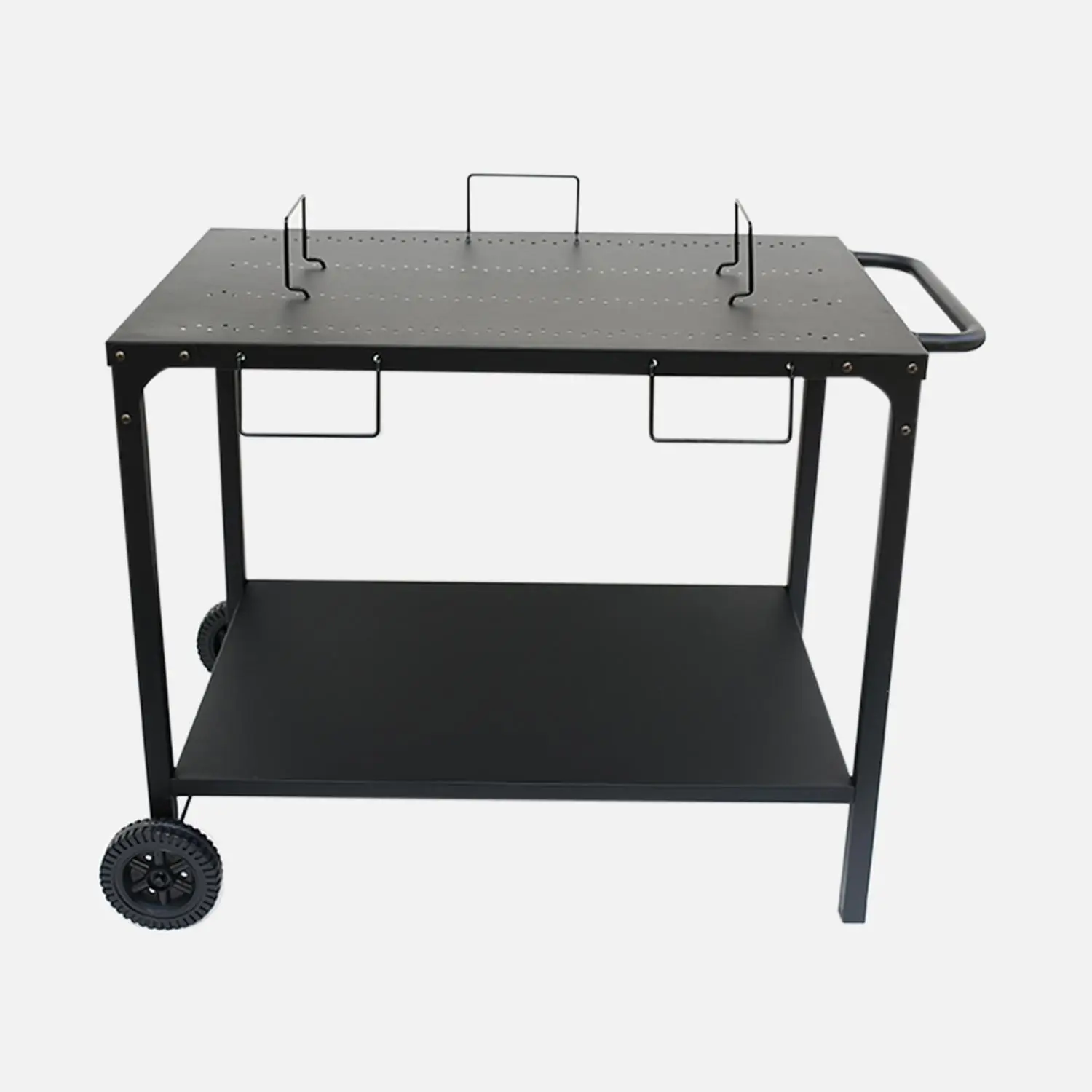 Desserte plancha modulable acier