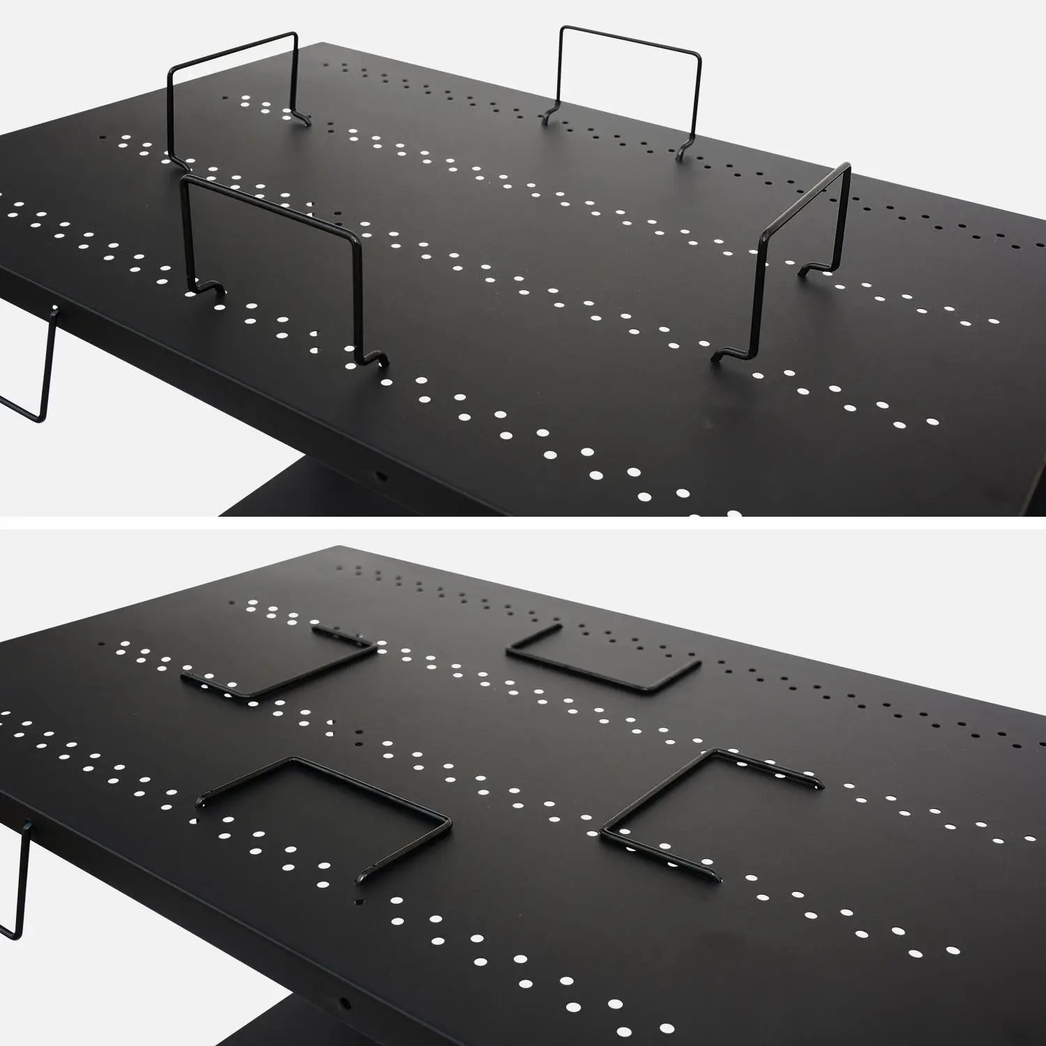 Desserte plancha modulable acier