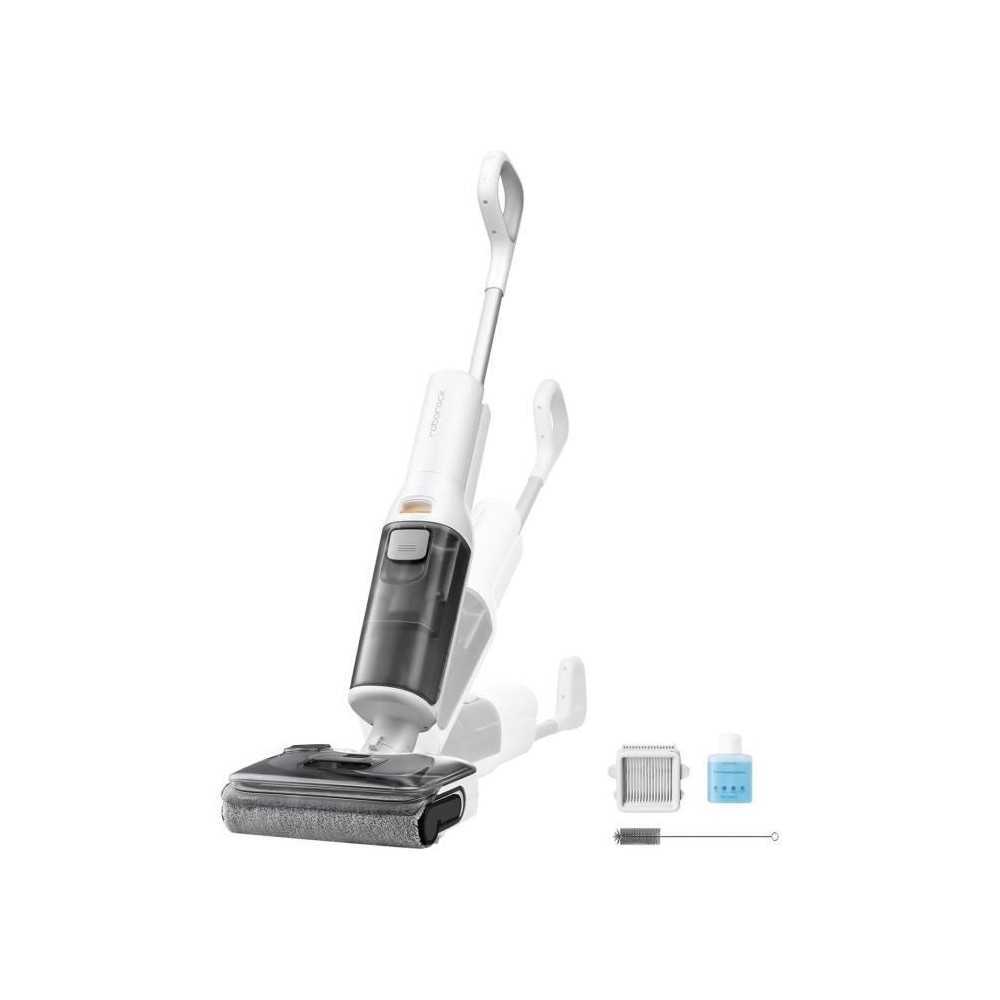 ROBOROCK F25 RT - Aspirateur Balai Laveur - 20000 Pa - Lavage a Chaud a 90 °C - Nettoyage Deux Bords - Auto-Nettoyage a l'eau c