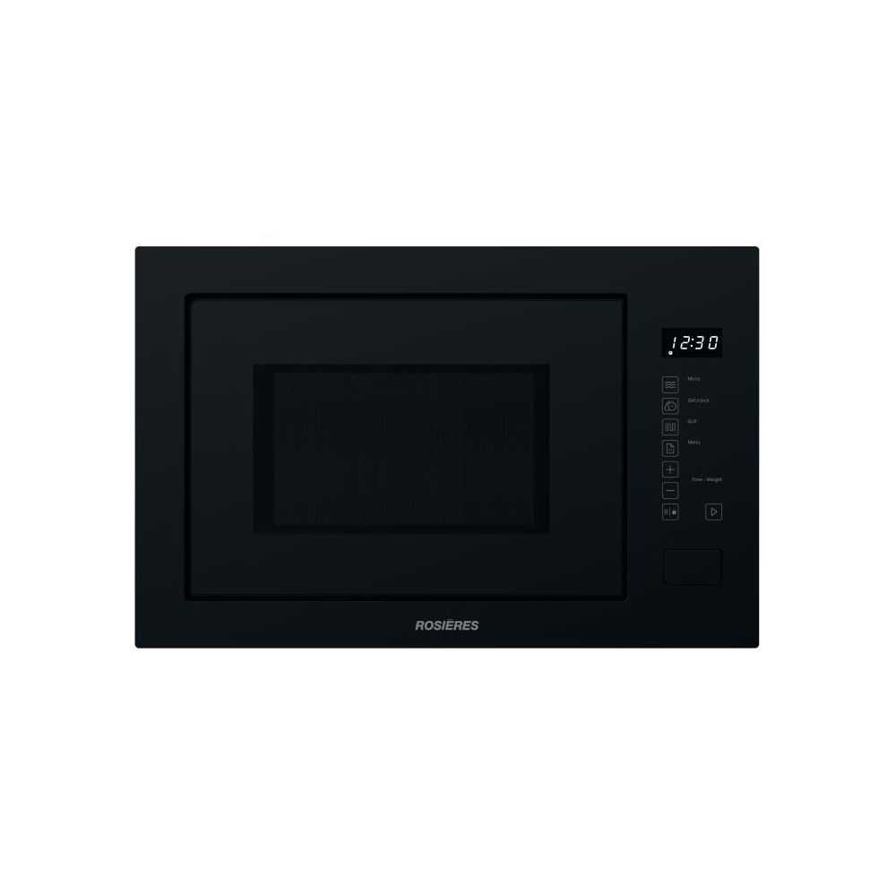 Micro-ondes encastrable - ROSIERES - RO38FL7N25LWB - Noir - 28 L - 59,5 x 36,8 x 38,5 cm