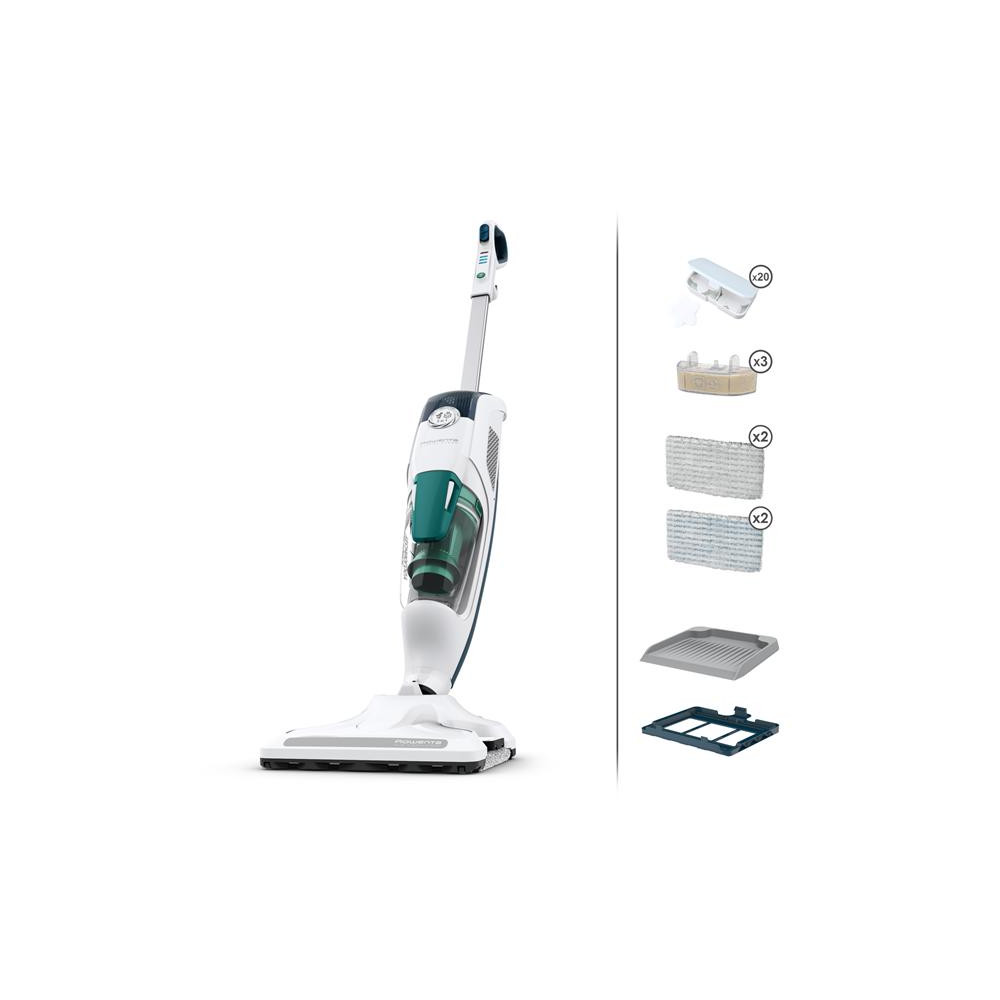 ASPI BALAI NETTOYEUR VAPEUR 2EN1 FILAIRE CLEAN AND STEAM DIFFUSEUR ROWENTA - RY7777WH