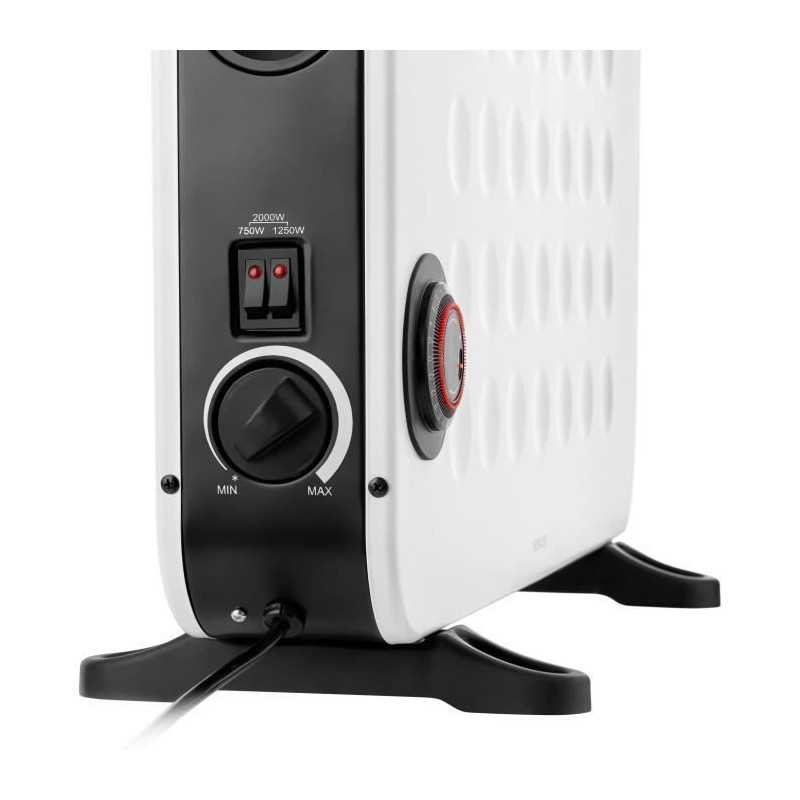 Radiateur - SENCOR - SCF 2100WH - 2000 W - 3 niveaux - Minuterie - Blanc