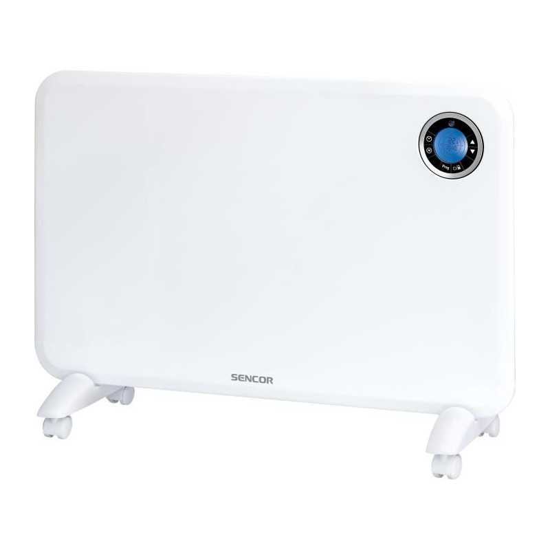 Convecteur électrique - SENCOR - SCF 3200WH - 1500 W - 2 niveaux de chauffage - Blanc