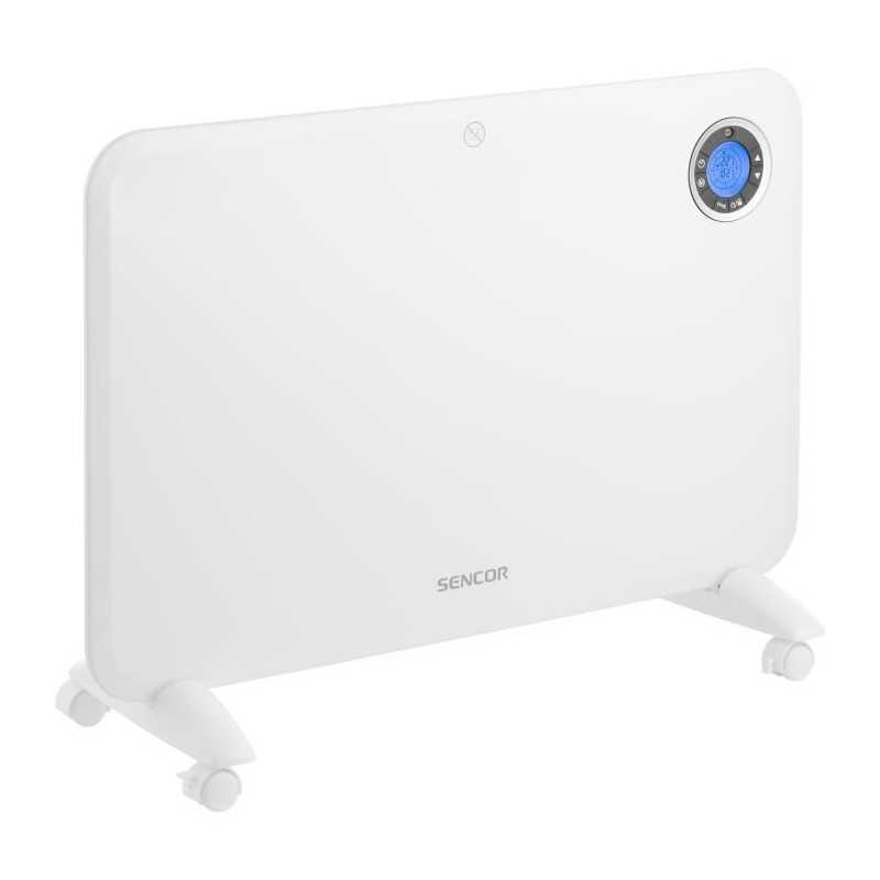 Convecteur électrique - SENCOR - SCF 3200WH - 1500 W - 2 niveaux de chauffage - Blanc