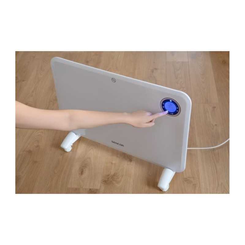 Convecteur électrique - SENCOR - SCF 3200WH - 1500 W - 2 niveaux de chauffage - Blanc