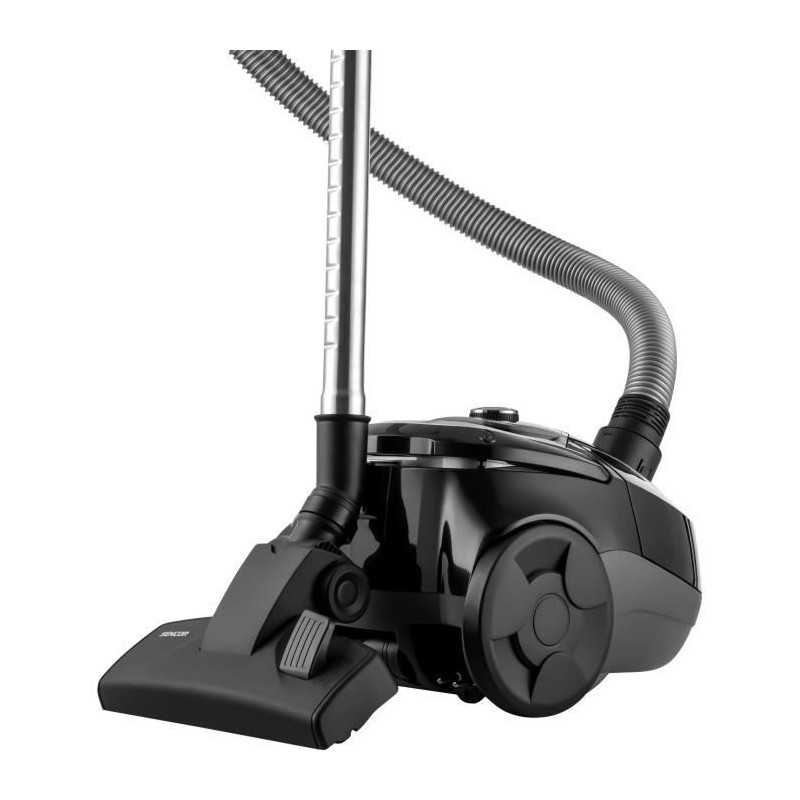Aspirateur traîneau avec sac - SENCOR - SVC 5501BK - Moteur ECO 700 W - 75 dBA - 2 L - Filtre HEPA H13 - Noir