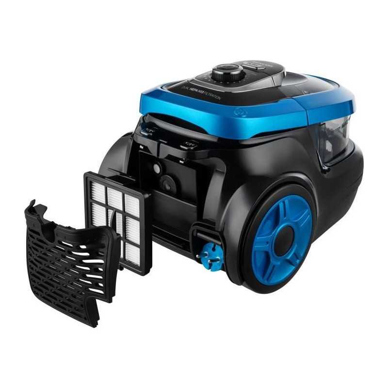 Aspirateur traineau sans sac - SENCOR - SVC-1035TQ - 750 W - 75 dB - 1 L - Noir / Bleu