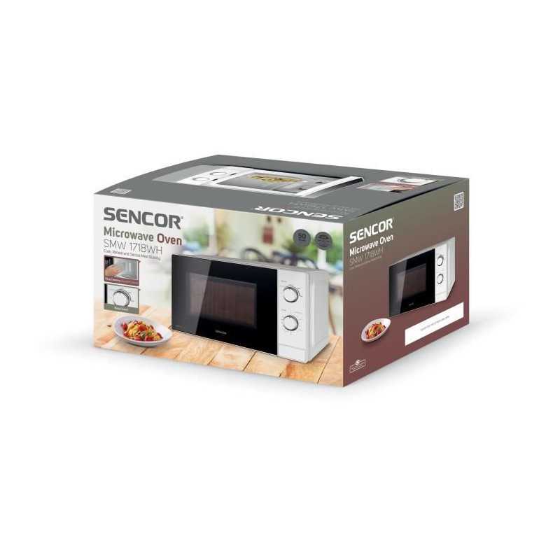 Micro-ondes - SENCOR - SMW 1718WH - 20 L - 700 W - Blanc