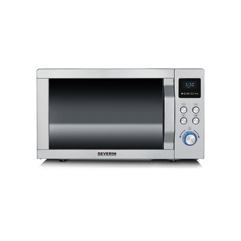 Micro-ondes combiné - SEVERIN - MW 7774 - Inox - 25 L - 48,3 x 43,5 x 28,1 cm