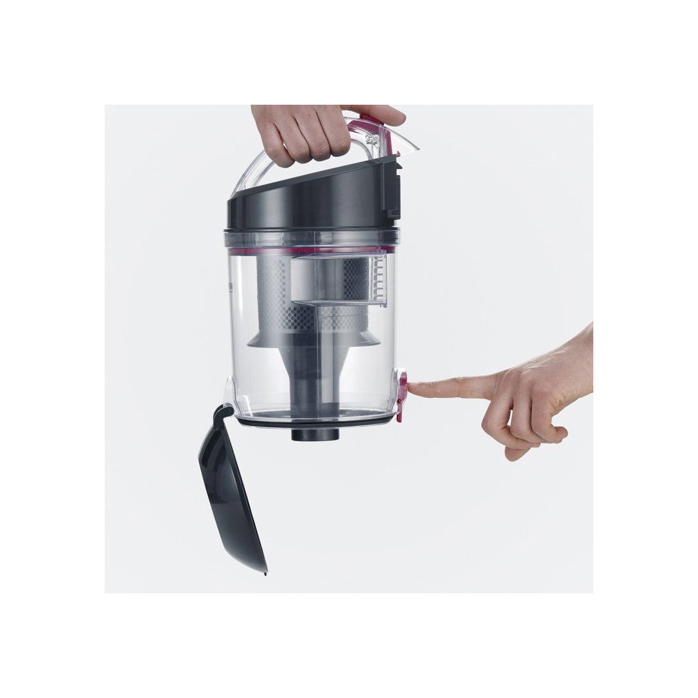 SEVERIN CY7089 - Aspirateur Traineau sans sac cyclonique - 750 W - 79 dB - 2 L - Noir / Rouge