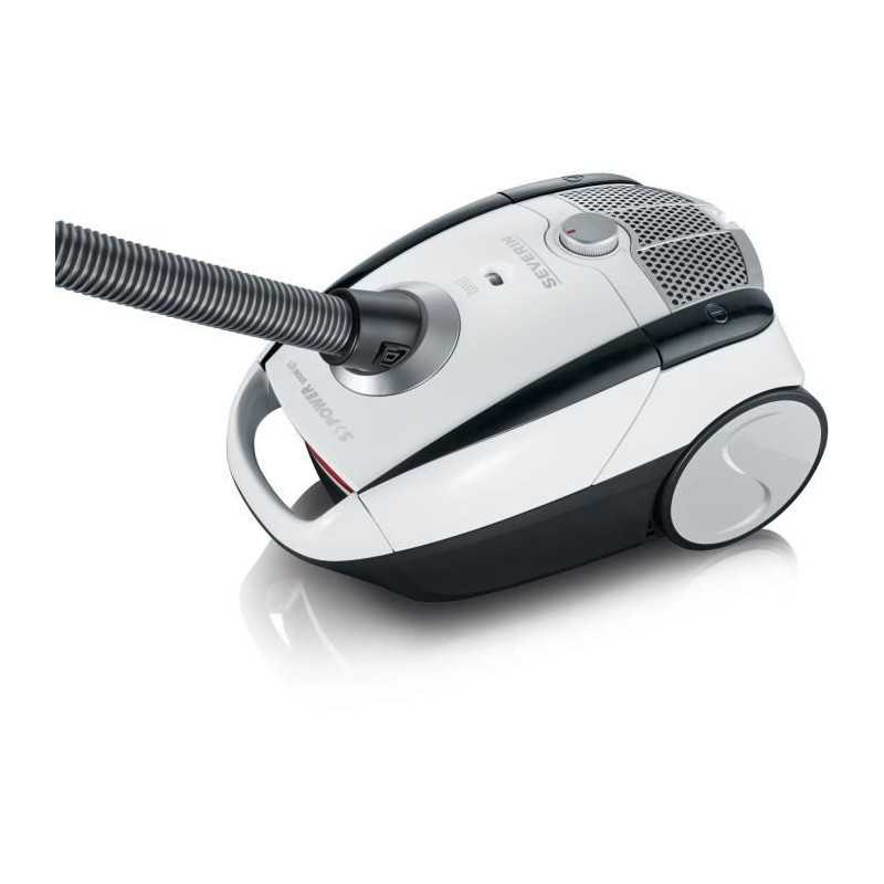 SEVERIN BC7035 Aspirateur avec sac, Capacite du sac microfibre a fermeture hygienique : 2 L, Brosse soft sound + brosse parquet