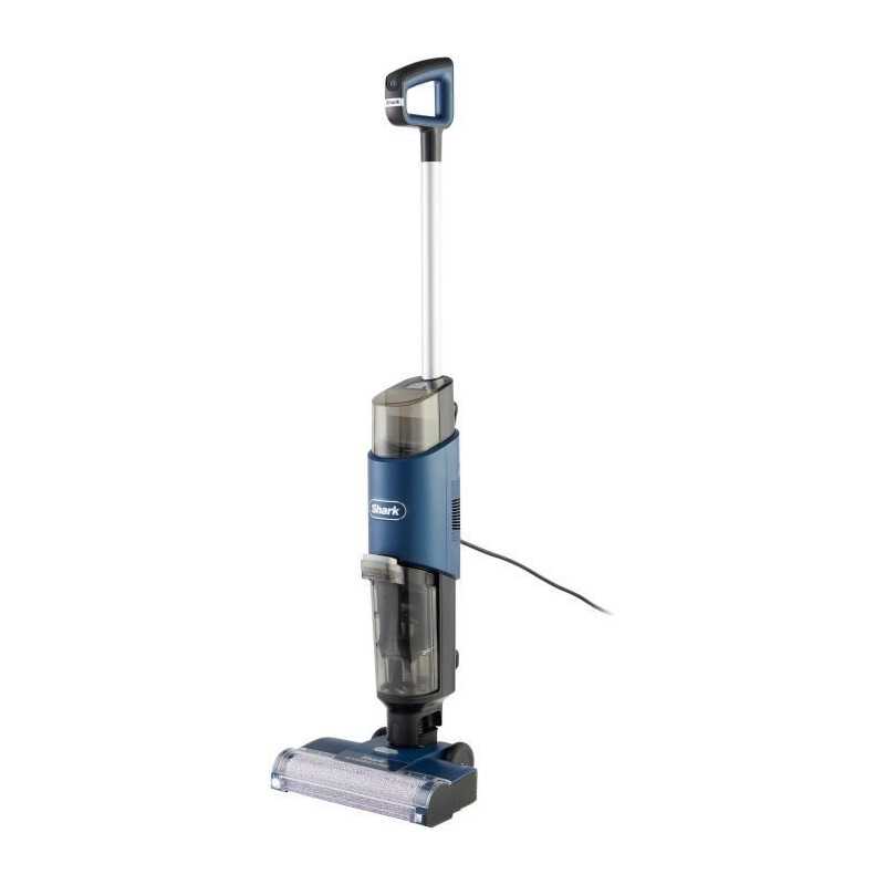 NEW SHARK HydroVac WD100EU - Nettoyeur Filaire sols durs - Brosse rotative antimicrobienne - Aspire et nettoie