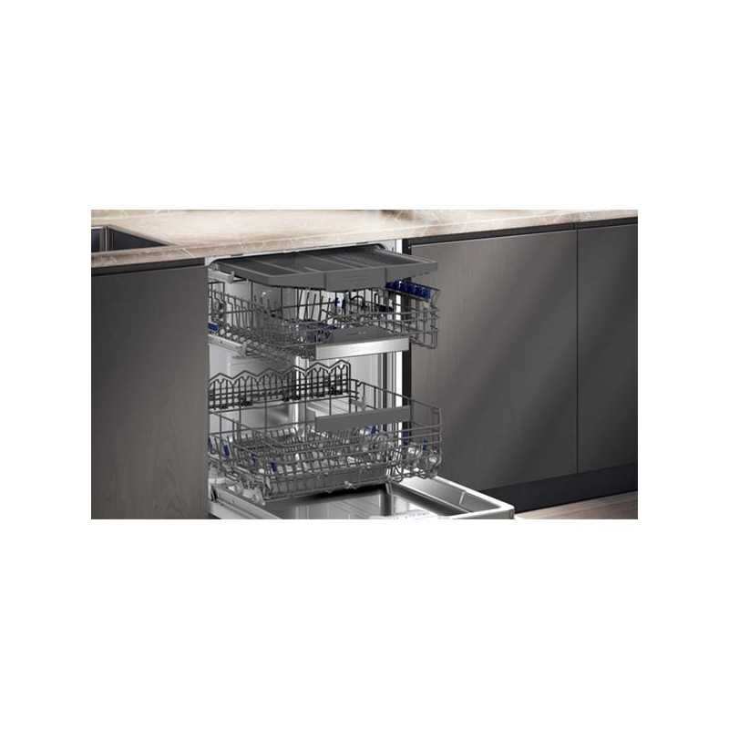 Lave-vaisselle encastrable avec bandeau 60 cm, IQ500, Classe énergie A, SIEMENS - SN55ES12CE