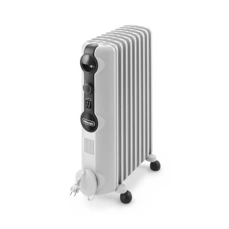 DELONGHI TRRS0920 2000 watts Radiateur bain dhuile - 3 niveaux de puissance - Comfortemp - Real Energy +35 % de convection
