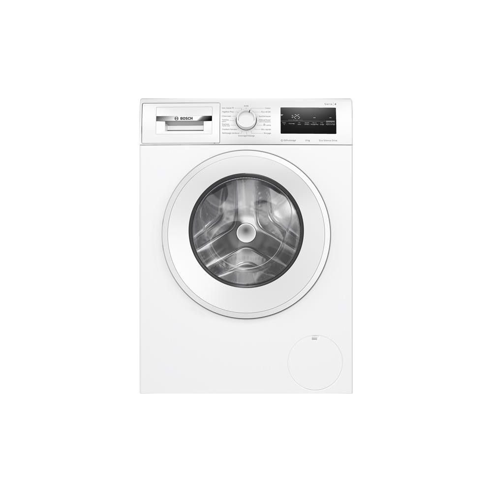 Lave-linge, SER4, Classe énergie A, 8,0 kg, 1.200 r/min, Iron Assist, A BOSCH - WAN2427ZFR