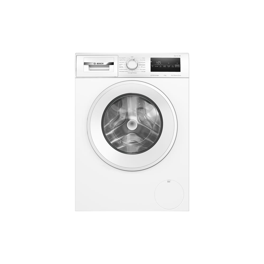 Lave-linge, SER4, Classe énergie A, 8,0 kg, 1.400 r/min, Iron Assist, A BOSCH - WAN2827UFR