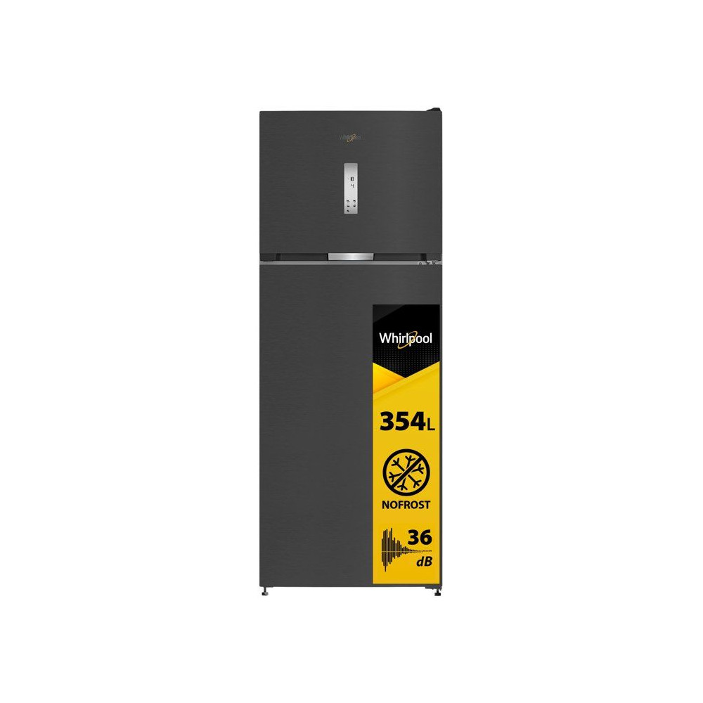 Réfrigérateur double-portes - WHIRLPOOL - WHD26473X5E - Classe D - 477 L - 70 x 74,6 x 186,5 cm - Dark Inox