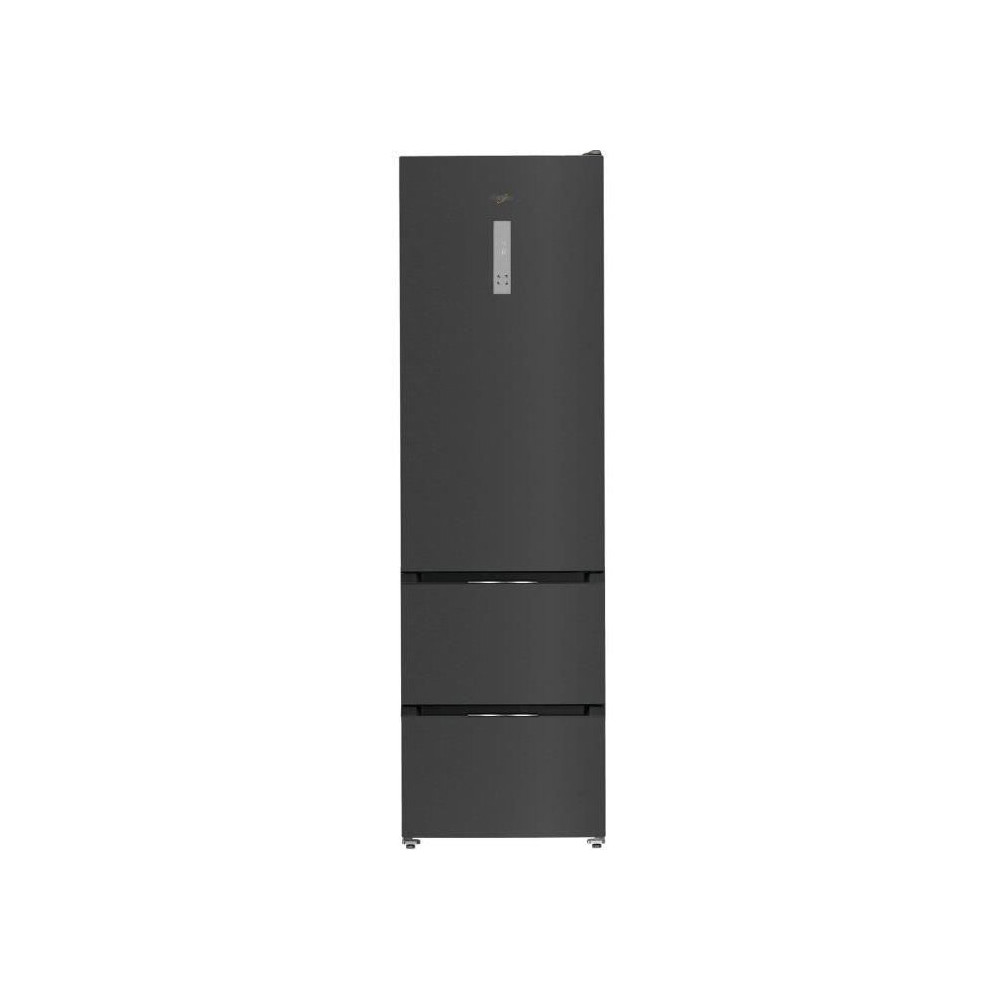 Réfrigérateur combiné - Whirlpool - WHKF6353XBR6E - Classe C - 351 L (249L + 102L) - 35 dB - Dual No Frost - Dark Inox