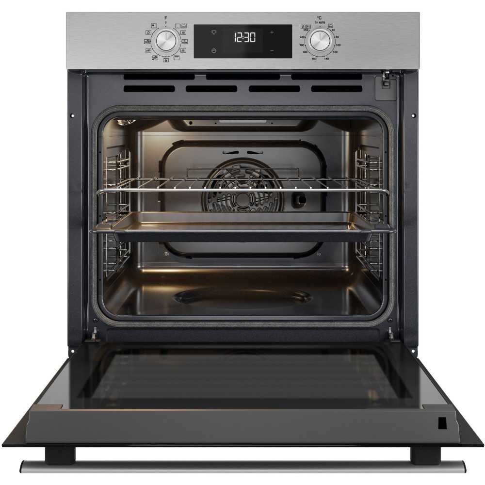 Four encastrable - Pyrolyse + Hydrolyse - Multifonction - WHIRLPOOL - OMR58RU0SX - Inox - Porte froide - 59,5 x 55,1 x 58,3 cm