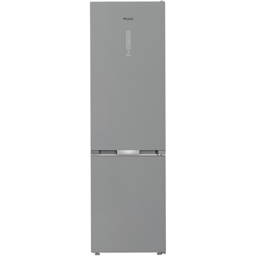 Réfrigérateur combiné - WHIRLPOOL - WHK26402XP4E - 2 portes - 355 L - 59,5 x 66,3 x 203,5 cm - Gris