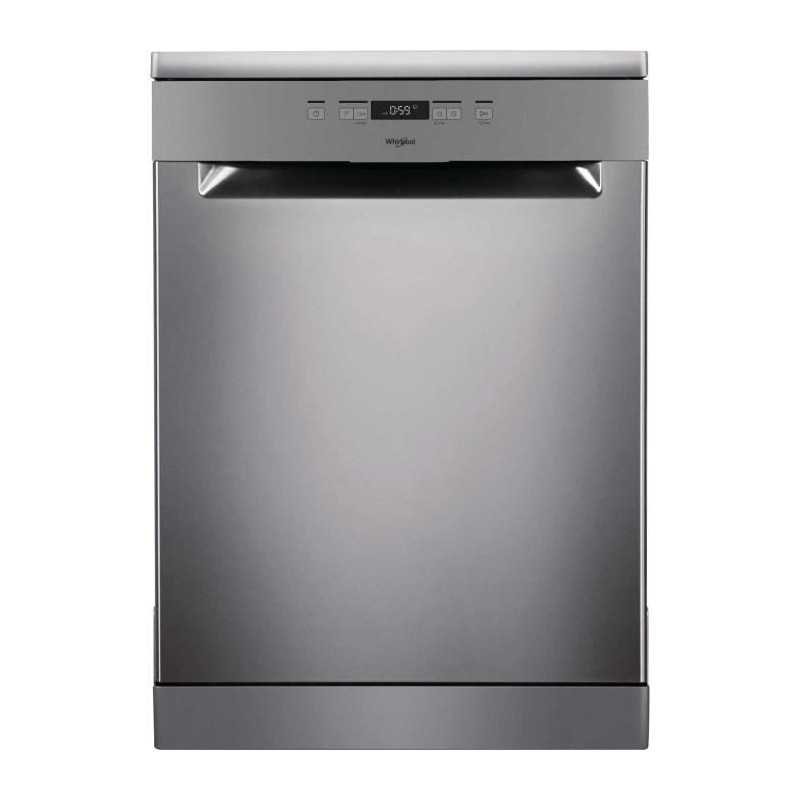 Lave-vaisselle pose libre WHIRLPOOL 14 Couverts Moteur induction 60cm E, WHIOWFC2C26X