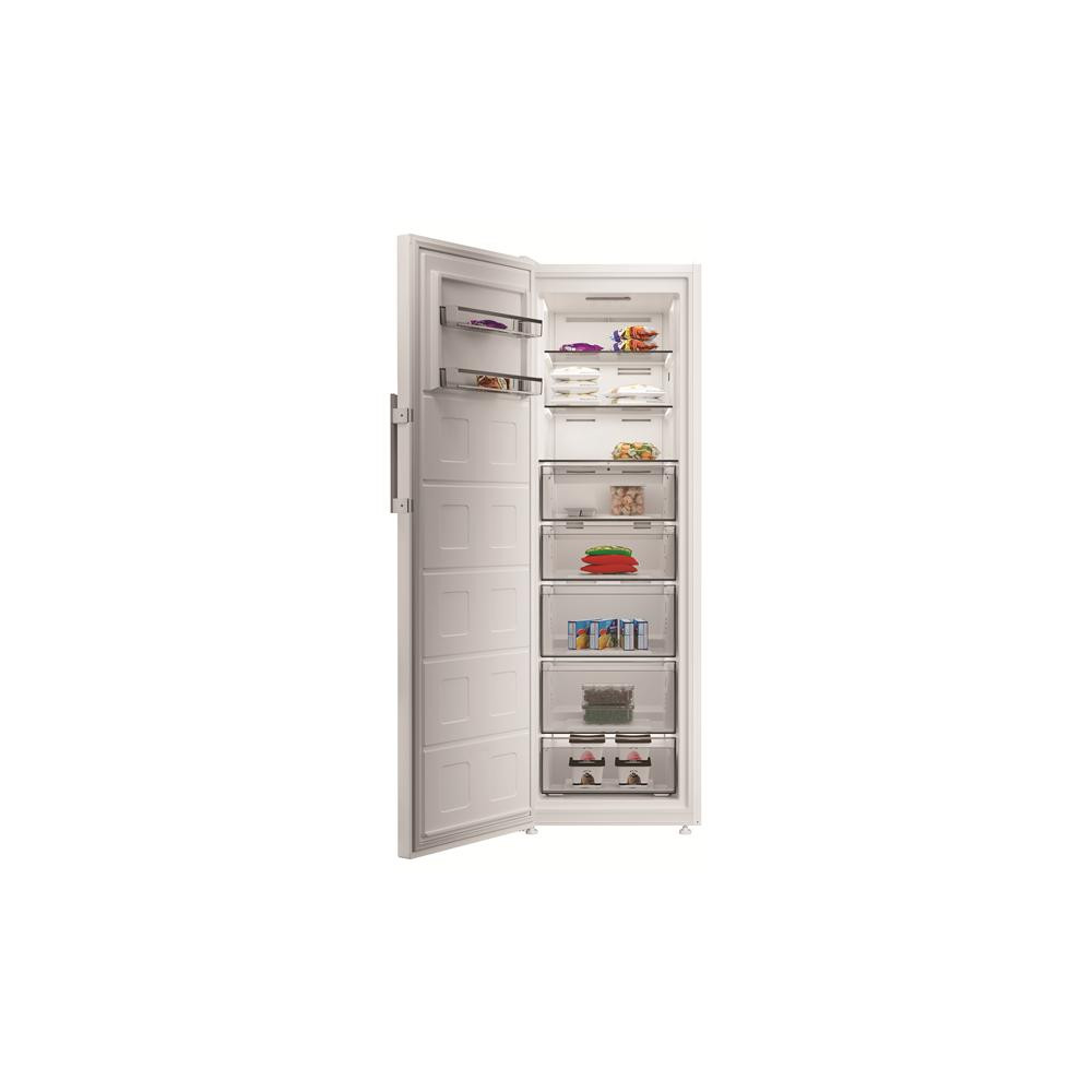 Congélateur vertical, 186,5*59,5 cm - Blanc - Classe E - No Frost - 34 WHIRLPOOL - WHMFF6312W4E