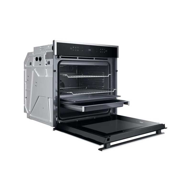 Four multifonction W Collection, pyrolyse+hydrolyse, inox, 73 L, chaleu WHIRLPOOL - WOI68PT1SXAF