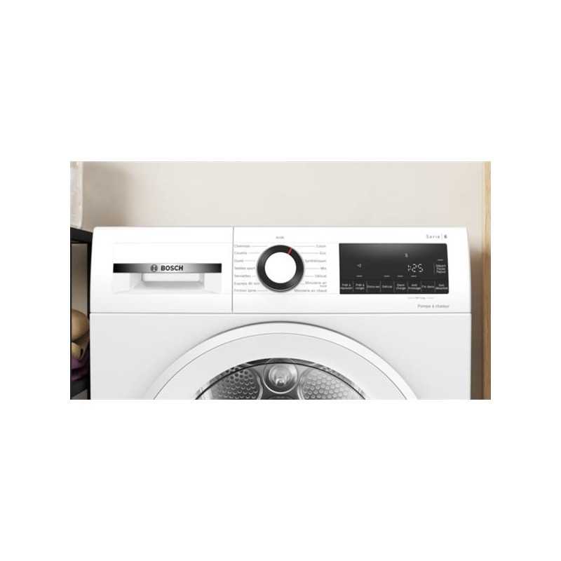 Sèche-linge pompe à chaleur, SER6, Classe énergie A++, 9,0 kg, Easy Cle BOSCH - WQG1420DFR